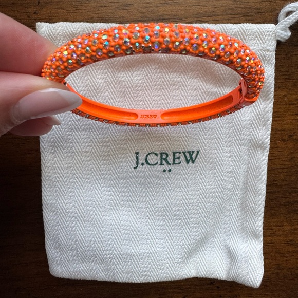 J. Crew Orange Crystal Bangle - Picture 2 of 5